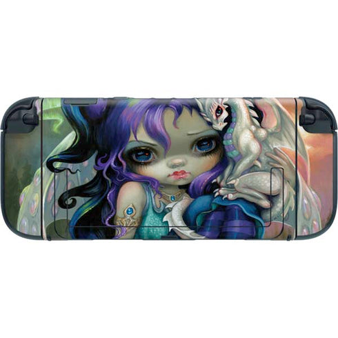 Winter Fairy With Frost Dragon by Jasmine Becket-Griffith Nintendo Switch 2 (2025) with Joy-Con Skin